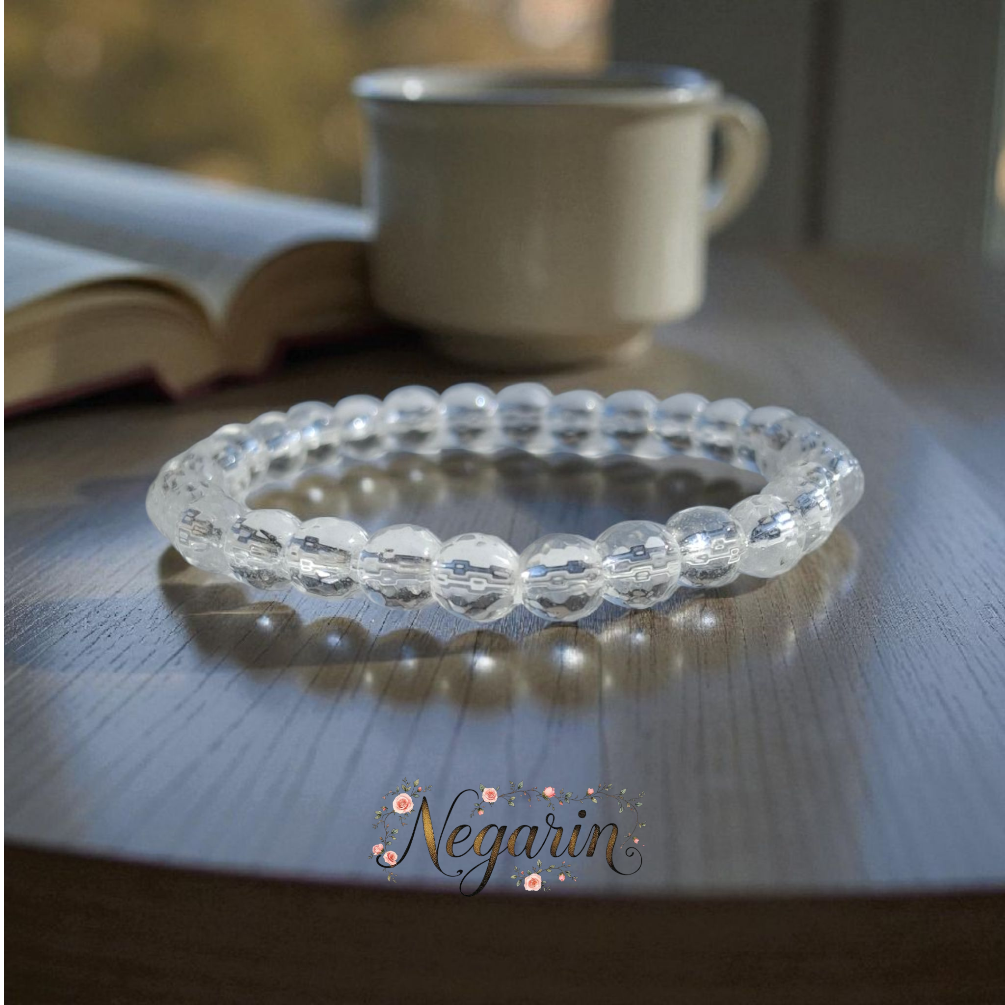 دستبند سنگ کوارتز شفاف - تصویر 2